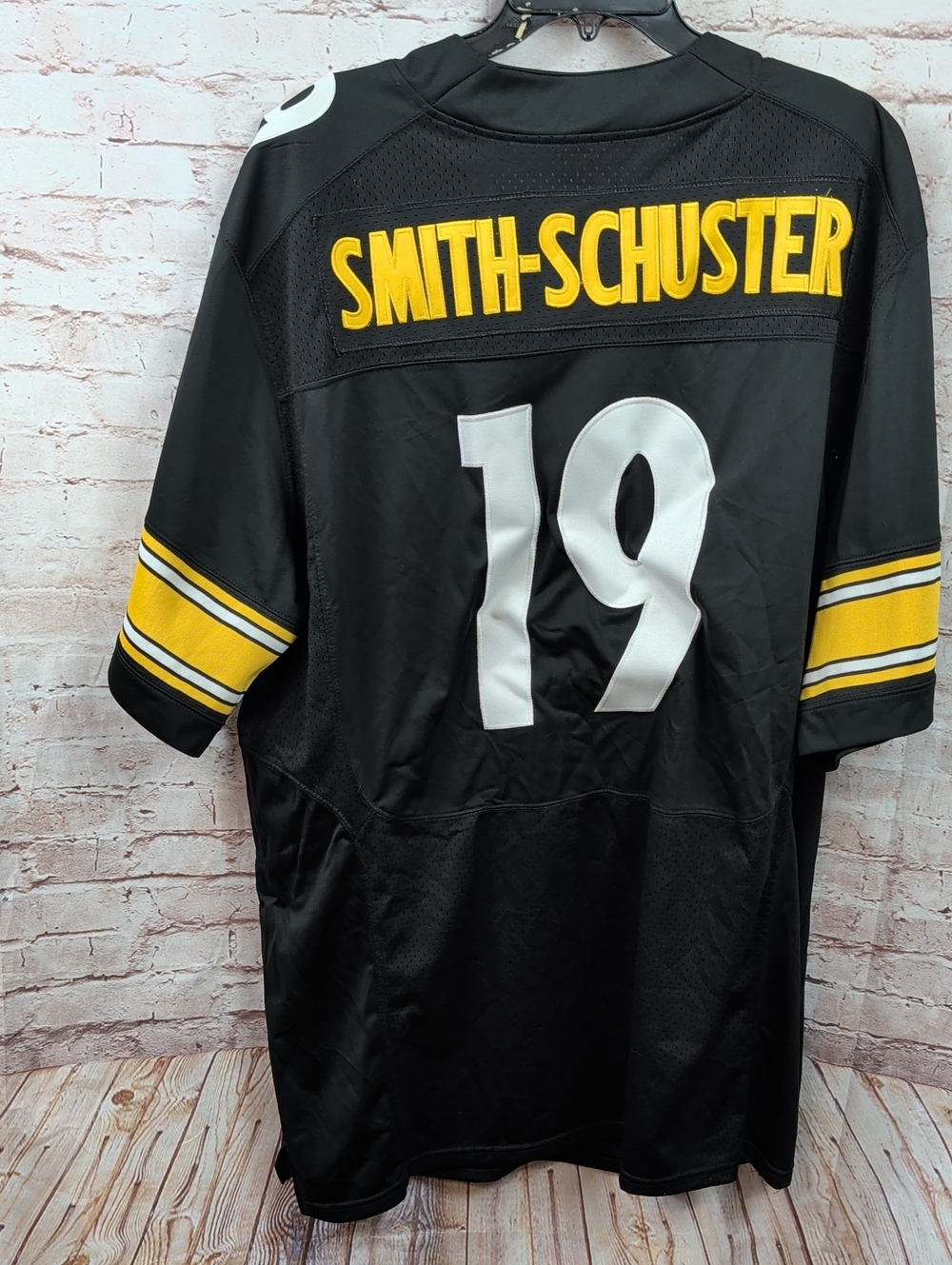 Pittsburgh Steelers JuJu Smith-Schuster #19 Black Football Jersey Nike Size 56